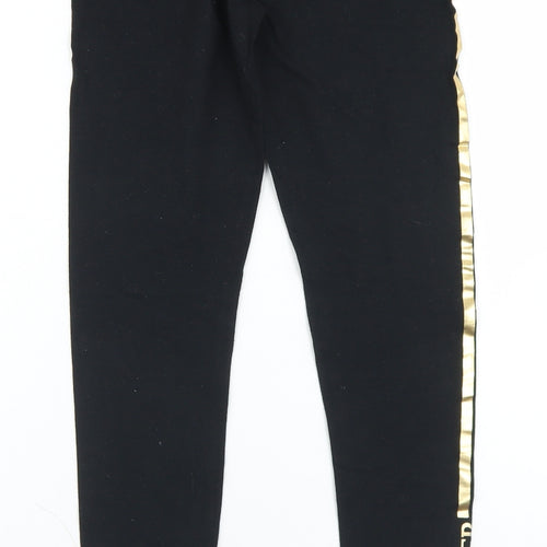 Primark Girls Black  Cotton Jogger Trousers Size 13-14 Years  Regular  - Hogwarts