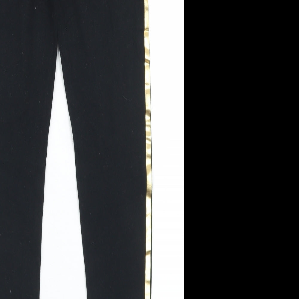Primark Girls Black  Cotton Jogger Trousers Size 13-14 Years  Regular  - Hogwarts