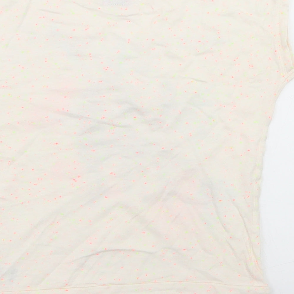 F&F Girls Beige  Viscose Basic T-Shirt Size 8-9 Years Round Neck  - Best Friends