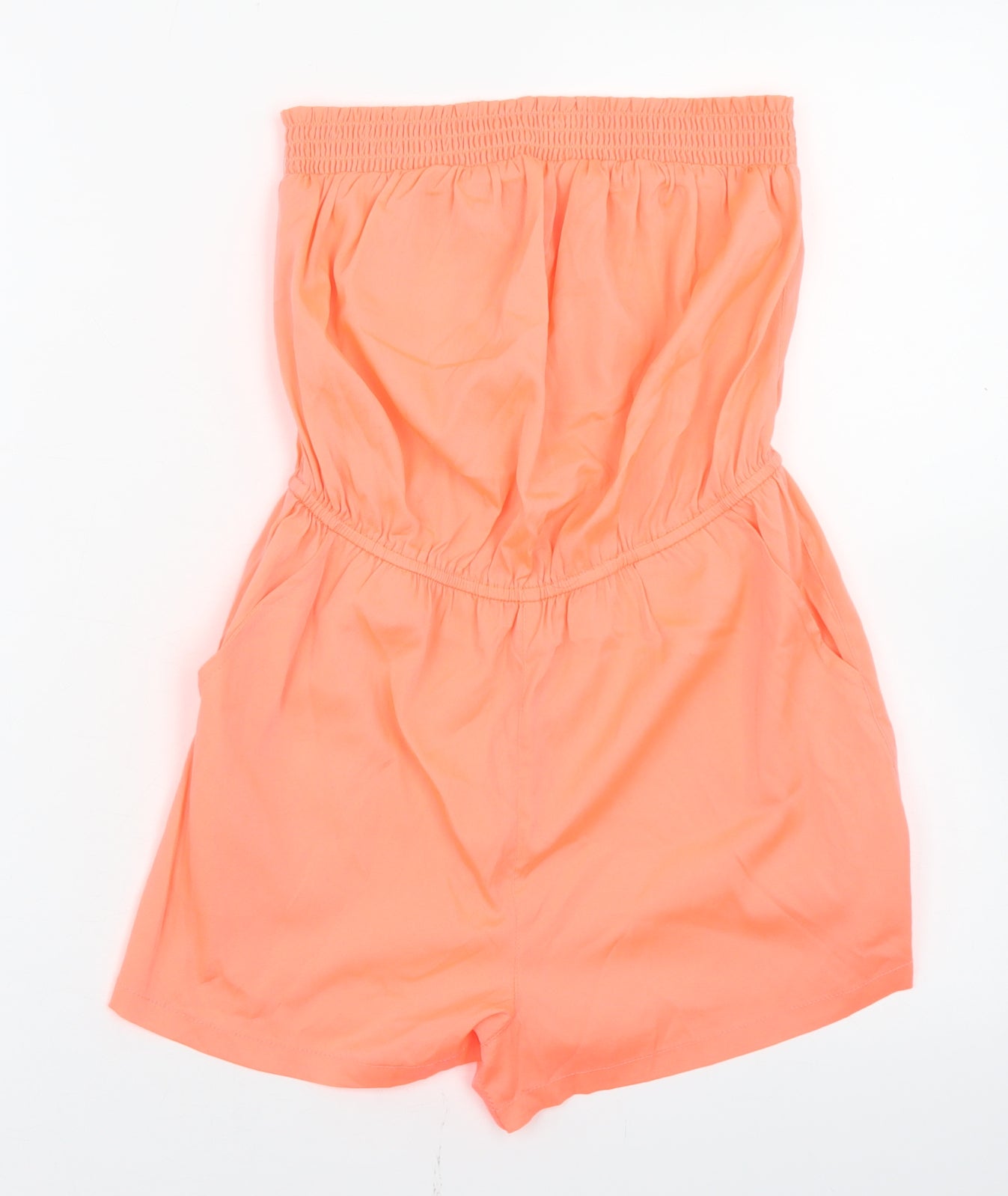 New Look Girls Orange  Polyester Playsuit One-Piece Size 12 Years   - Bandeau