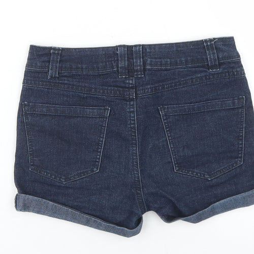 New Look Girls Blue  Cotton Sailor Shorts Size 10 Years  Regular