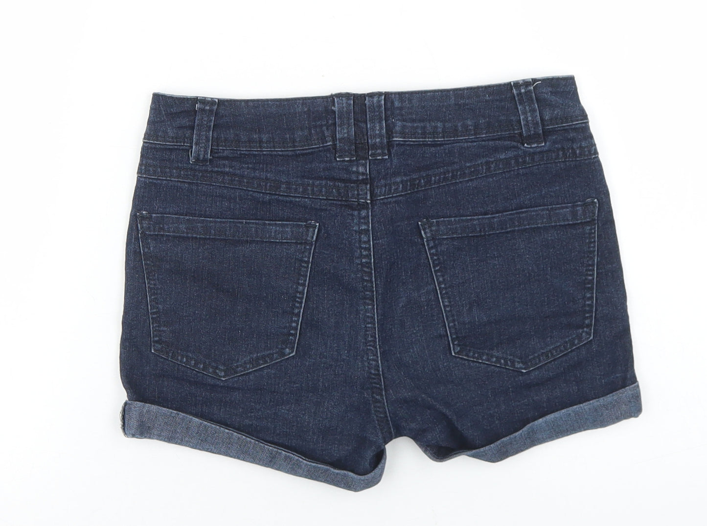 New Look Girls Blue  Cotton Sailor Shorts Size 10 Years  Regular
