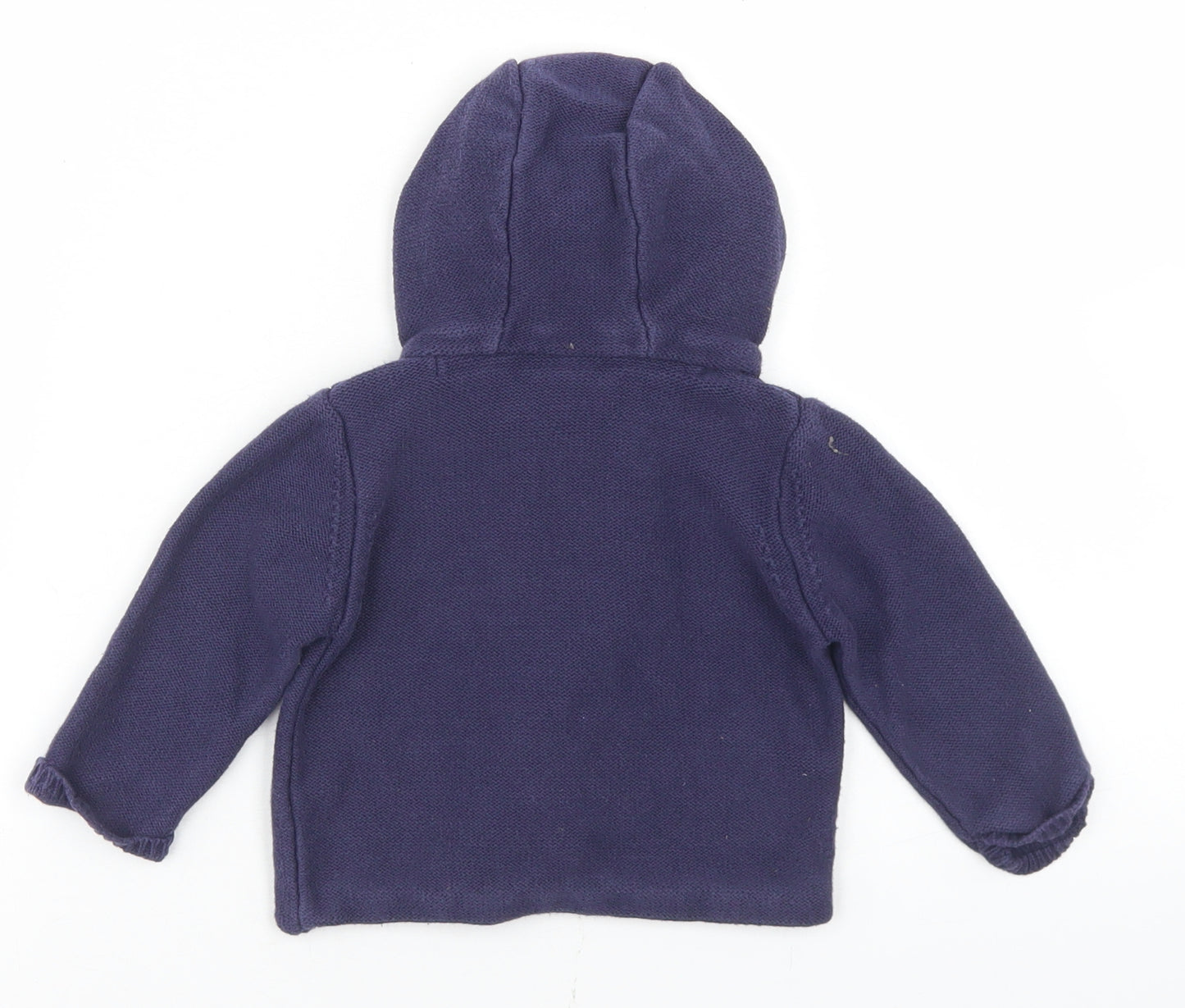 Mini Club Girls Blue  Cotton Cardigan Jumper Size 6-9 Months  Button