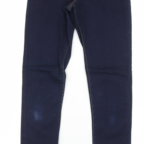 Denim co Womens Blue  Cotton Skinny Jeans Size 8 L29 in Regular Button