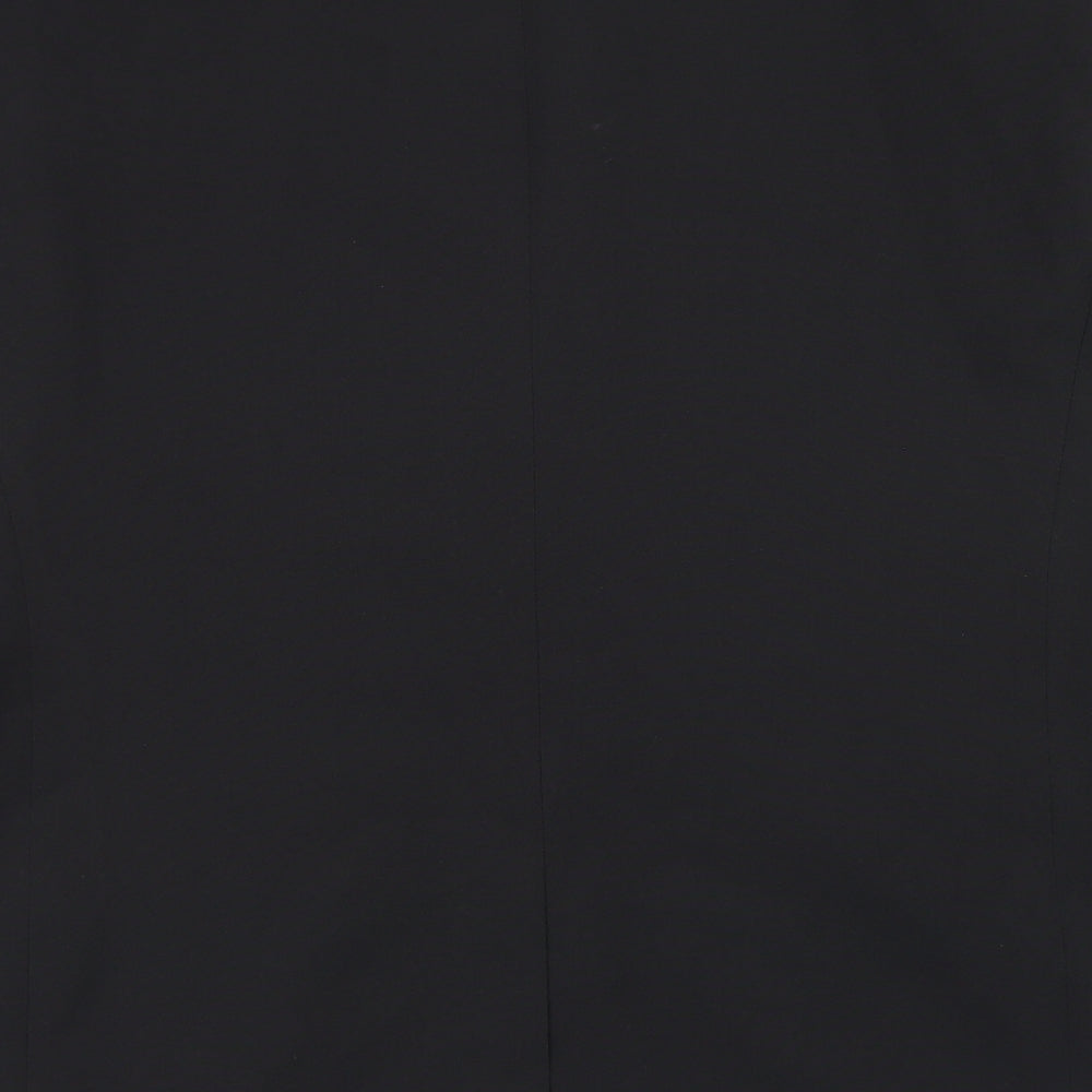 Taylor & Wright Mens Black  Polyester Jacket Suit Size 44   - Tailored Fit