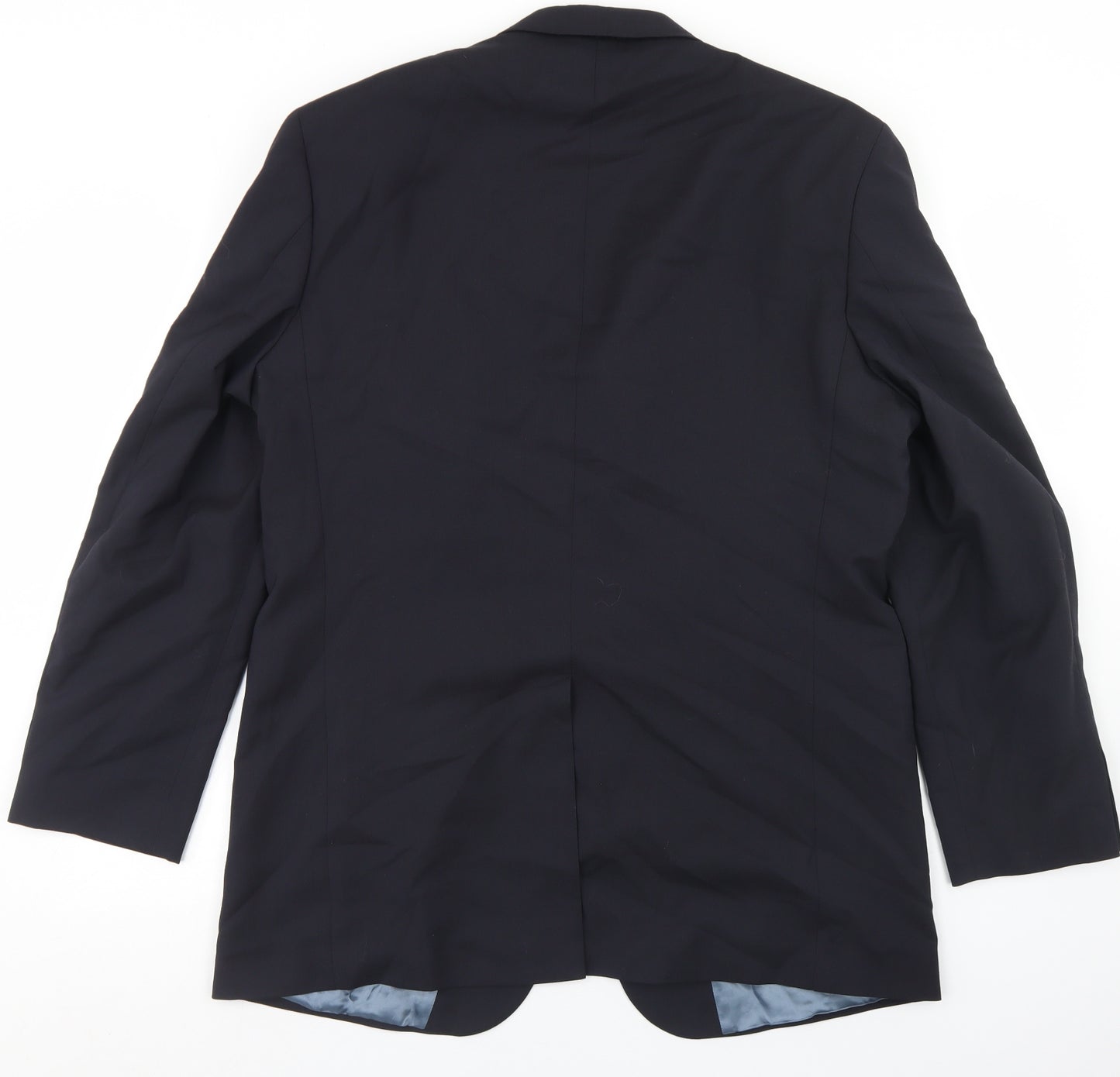 Impressions Mens Blue  Polyester Jacket Blazer Size 42