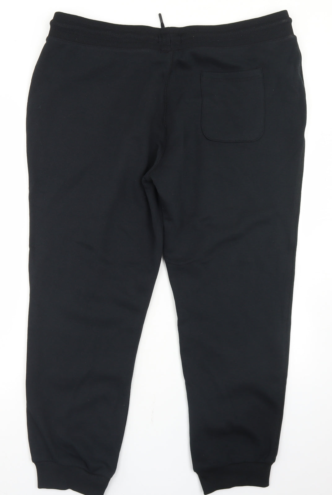 F&F Mens Black  Cotton Jogger Trousers Size XL L26 in Regular Drawstring