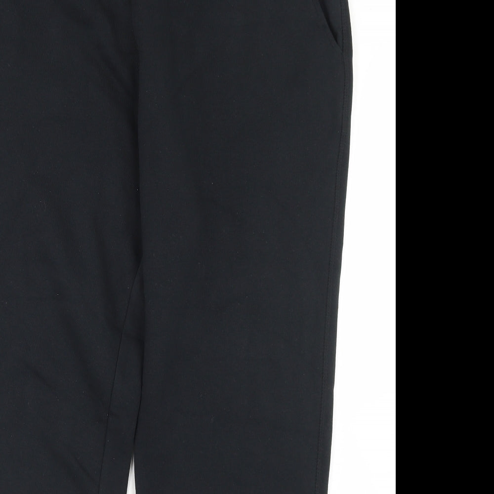 F&F Mens Black  Cotton Jogger Trousers Size XL L26 in Regular Drawstring