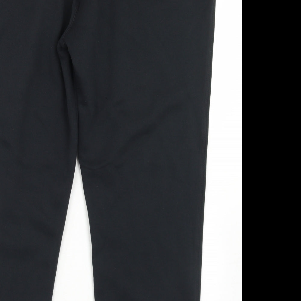 F&F Mens Black  Cotton Jogger Trousers Size XL L26 in Regular Drawstring