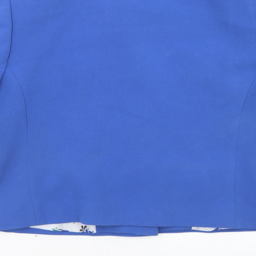Atmosphere Womens Blue  Polyester Jacket Blazer Size 14