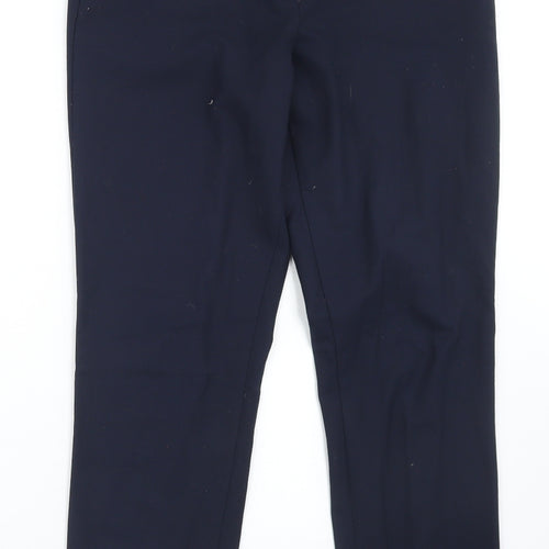 Autograph Womens Blue  Polyester Dress Pants Trousers Size 8 L28 in Regular Hook & Eye