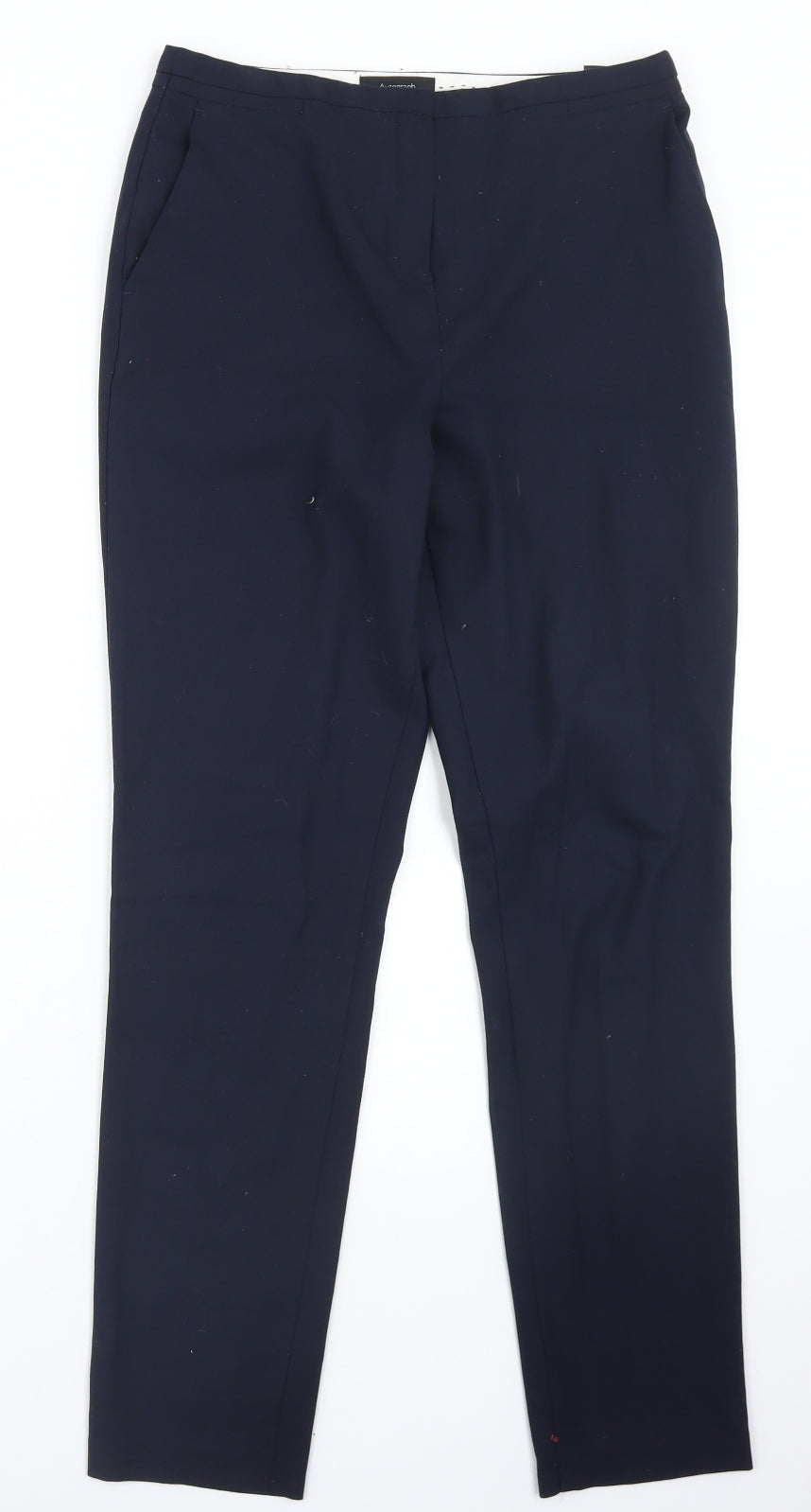 Autograph Womens Blue  Polyester Dress Pants Trousers Size 8 L28 in Regular Hook & Eye