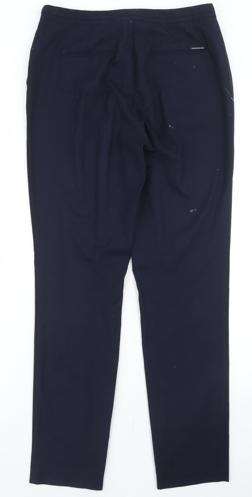 Autograph Womens Blue  Polyester Dress Pants Trousers Size 8 L28 in Regular Hook & Eye