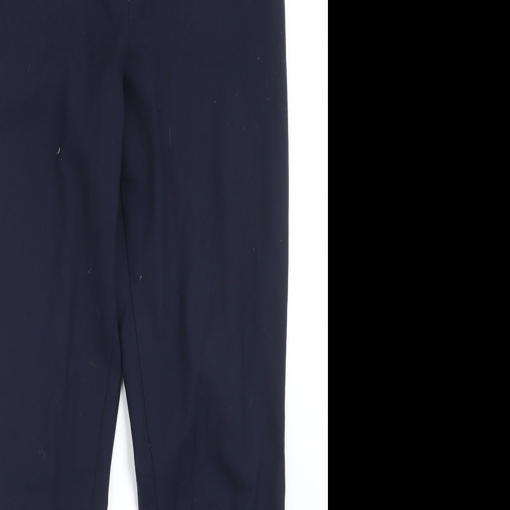 Autograph Womens Blue  Polyester Dress Pants Trousers Size 8 L28 in Regular Hook & Eye