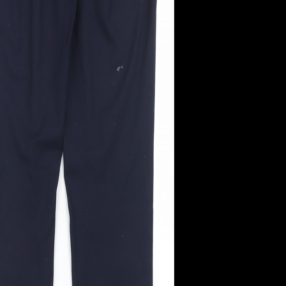Autograph Womens Blue  Polyester Dress Pants Trousers Size 8 L28 in Regular Hook & Eye
