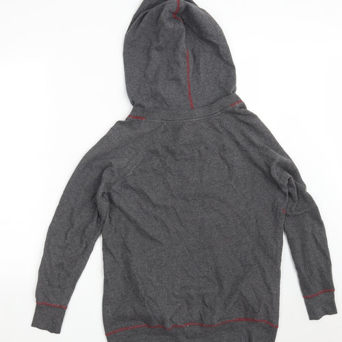 Iris & Edie Womens Grey  Cotton Pullover Hoodie Size 6   - Size 6-8