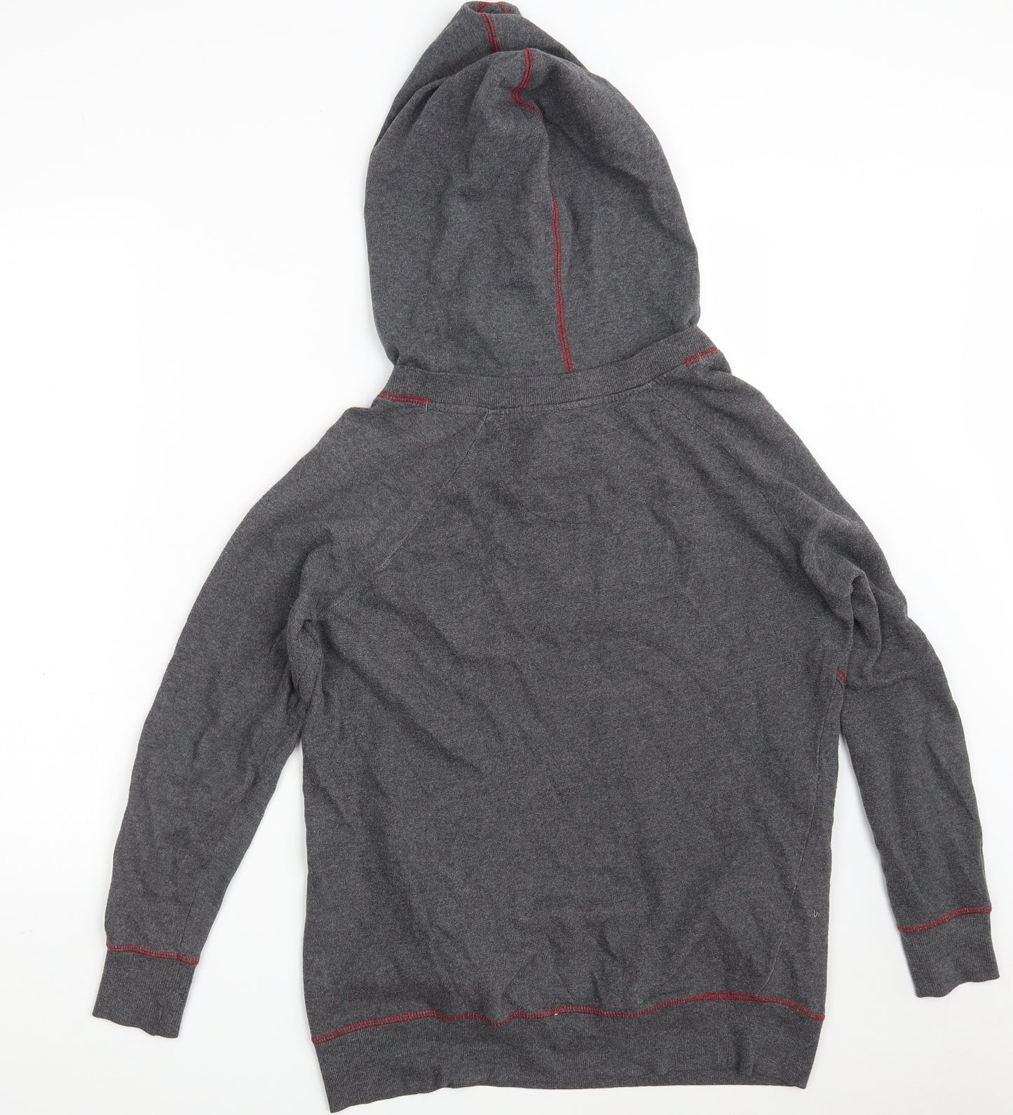 Iris & Edie Womens Grey  Cotton Pullover Hoodie Size 6   - Size 6-8