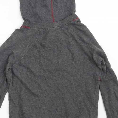 Iris & Edie Womens Grey  Cotton Pullover Hoodie Size 6   - Size 6-8