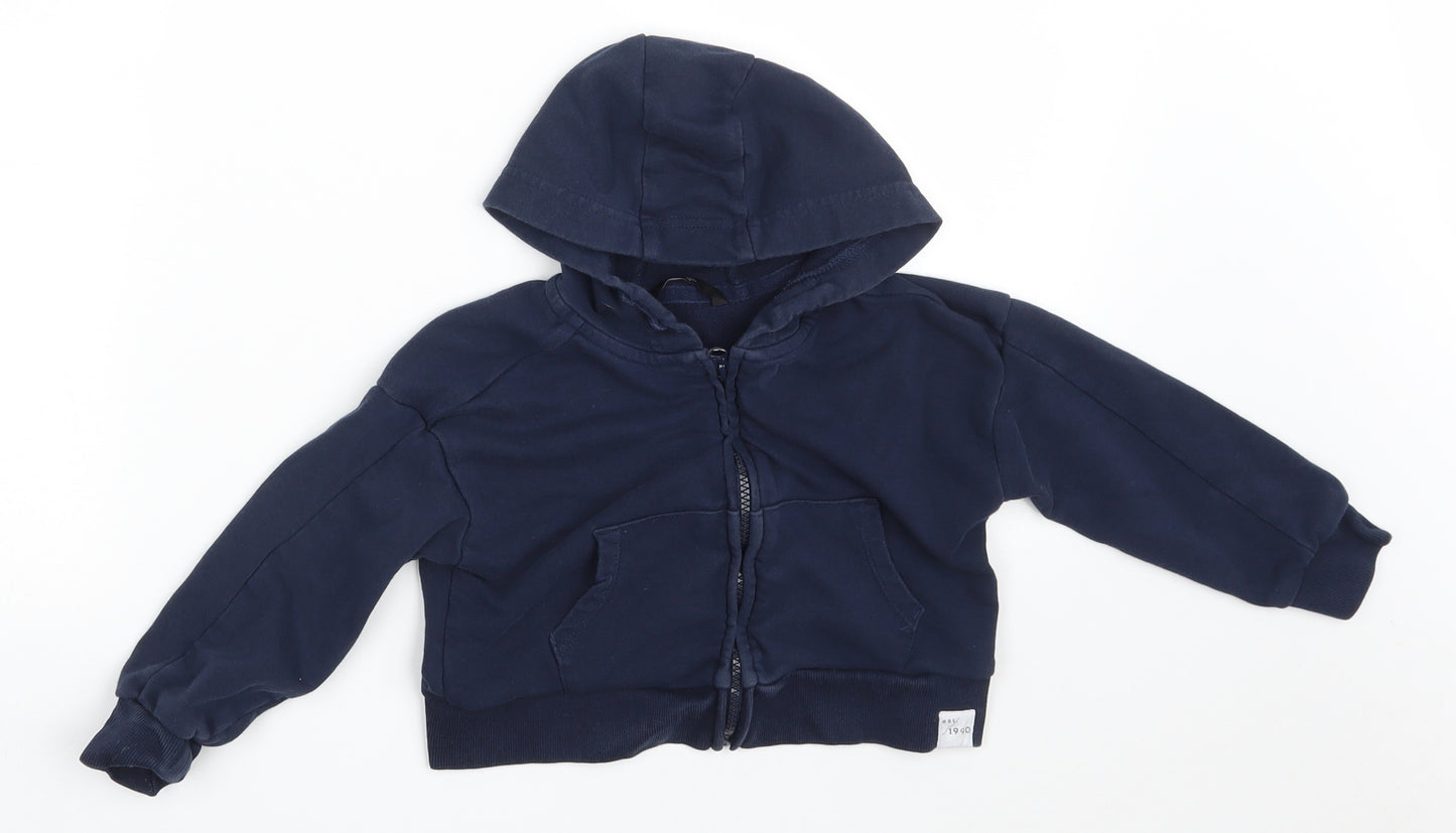 George Girls Blue   Jacket  Size 5-6 Years  Zip