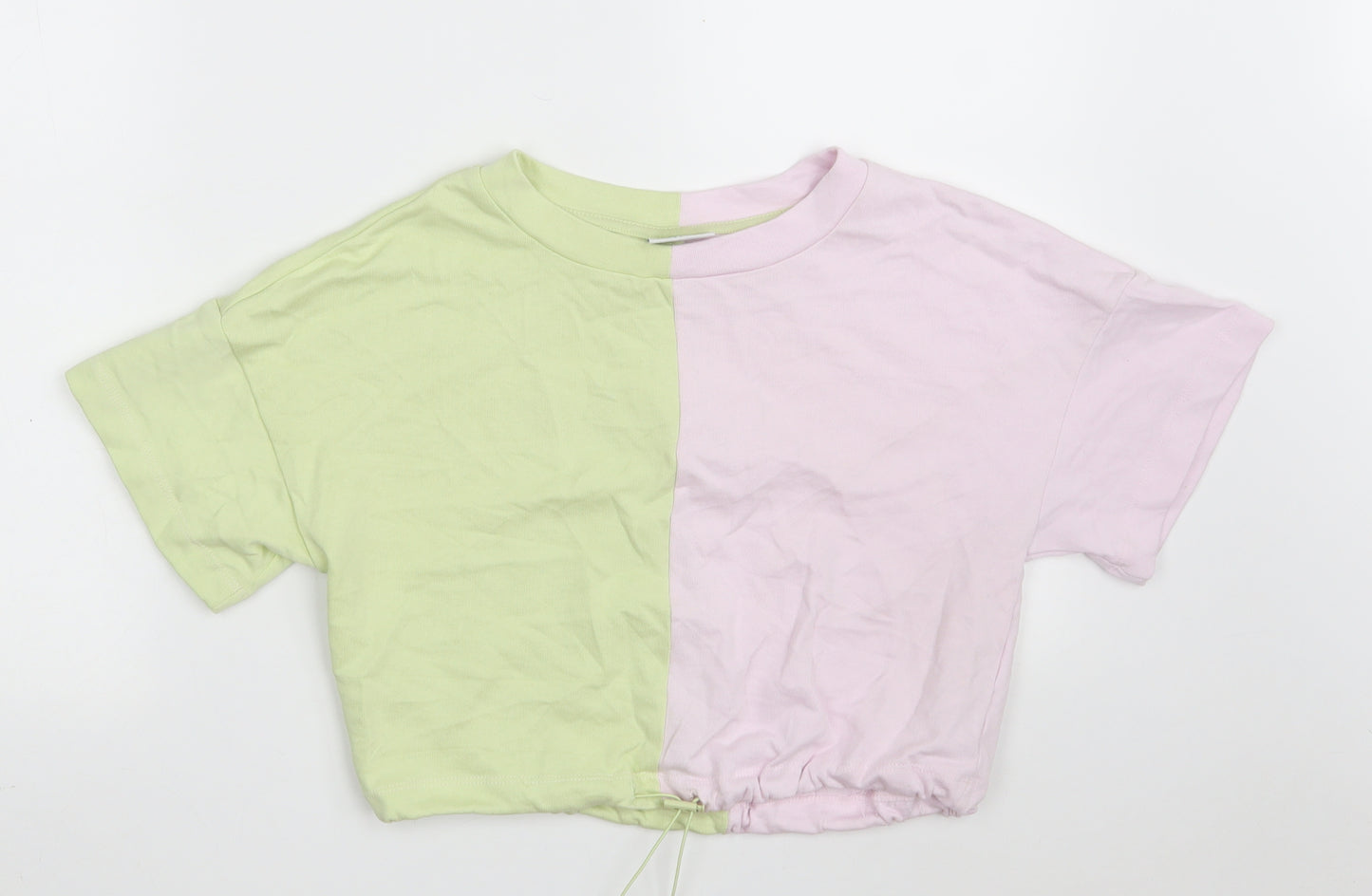 Noisy may Womens Pink  100% Cotton Pullover Sweatshirt Size M   - Cropped