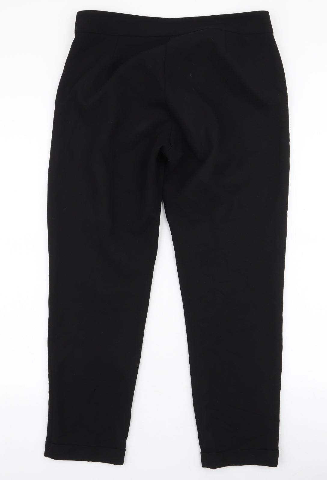 French Connection Womens Black  Polyester Dress Pants Trousers Size 12 L27 in Regular Zip