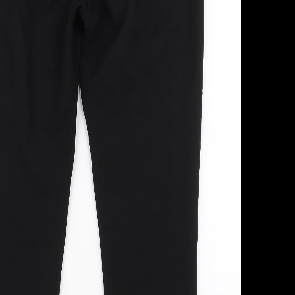 French Connection Womens Black  Polyester Dress Pants Trousers Size 12 L27 in Regular Zip