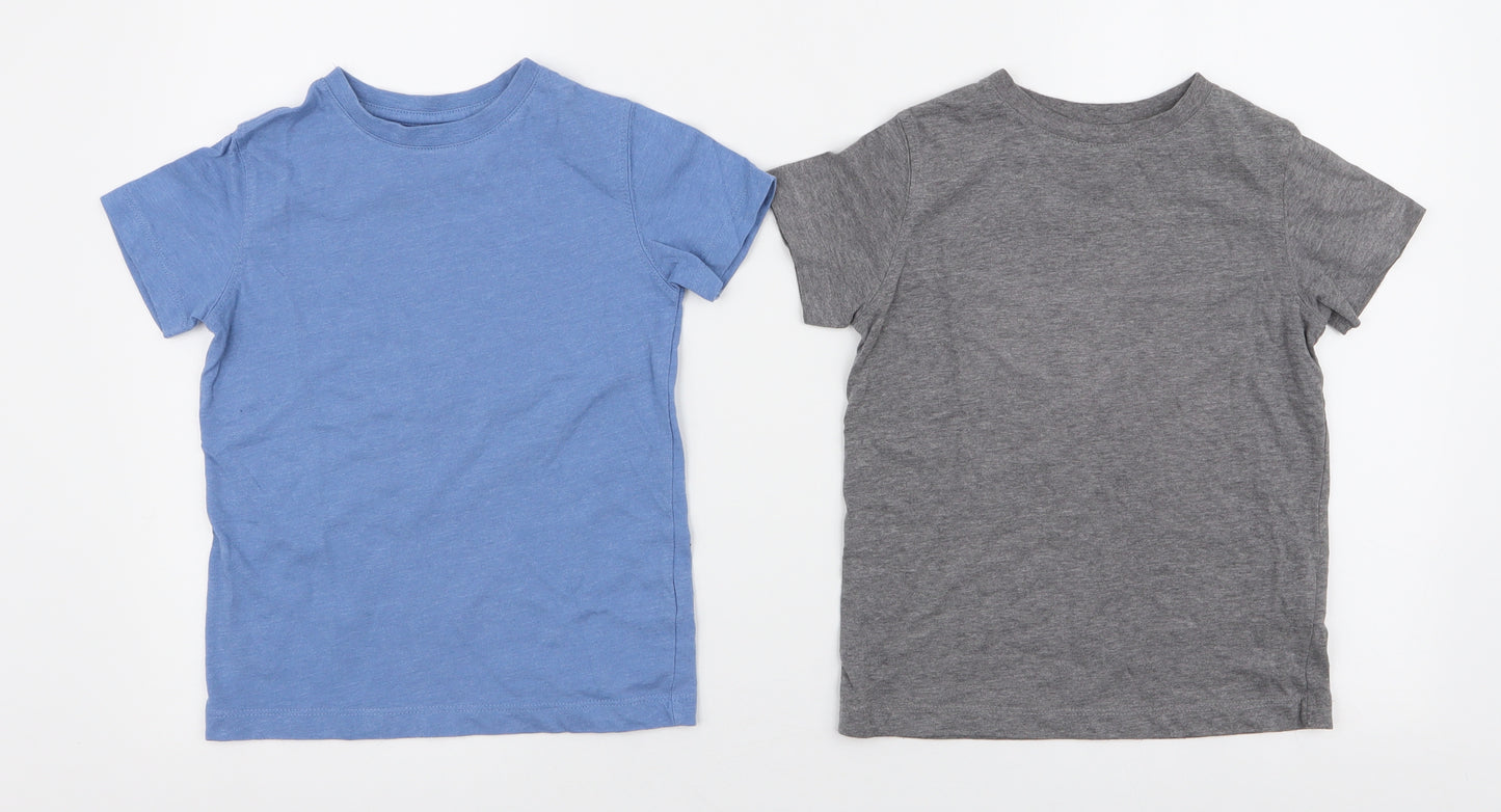 NEXT Boys Multicoloured  Cotton Jersey T-Shirt Size 3 Years Round Neck Pullover - 2 Pack