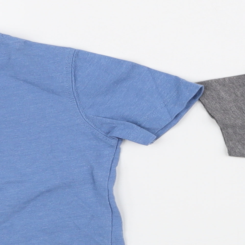 NEXT Boys Multicoloured  Cotton Jersey T-Shirt Size 3 Years Round Neck Pullover - 2 Pack