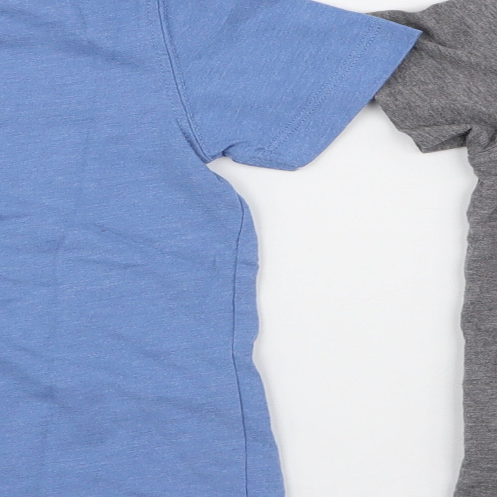 NEXT Boys Multicoloured  Cotton Jersey T-Shirt Size 3 Years Round Neck Pullover - 2 Pack