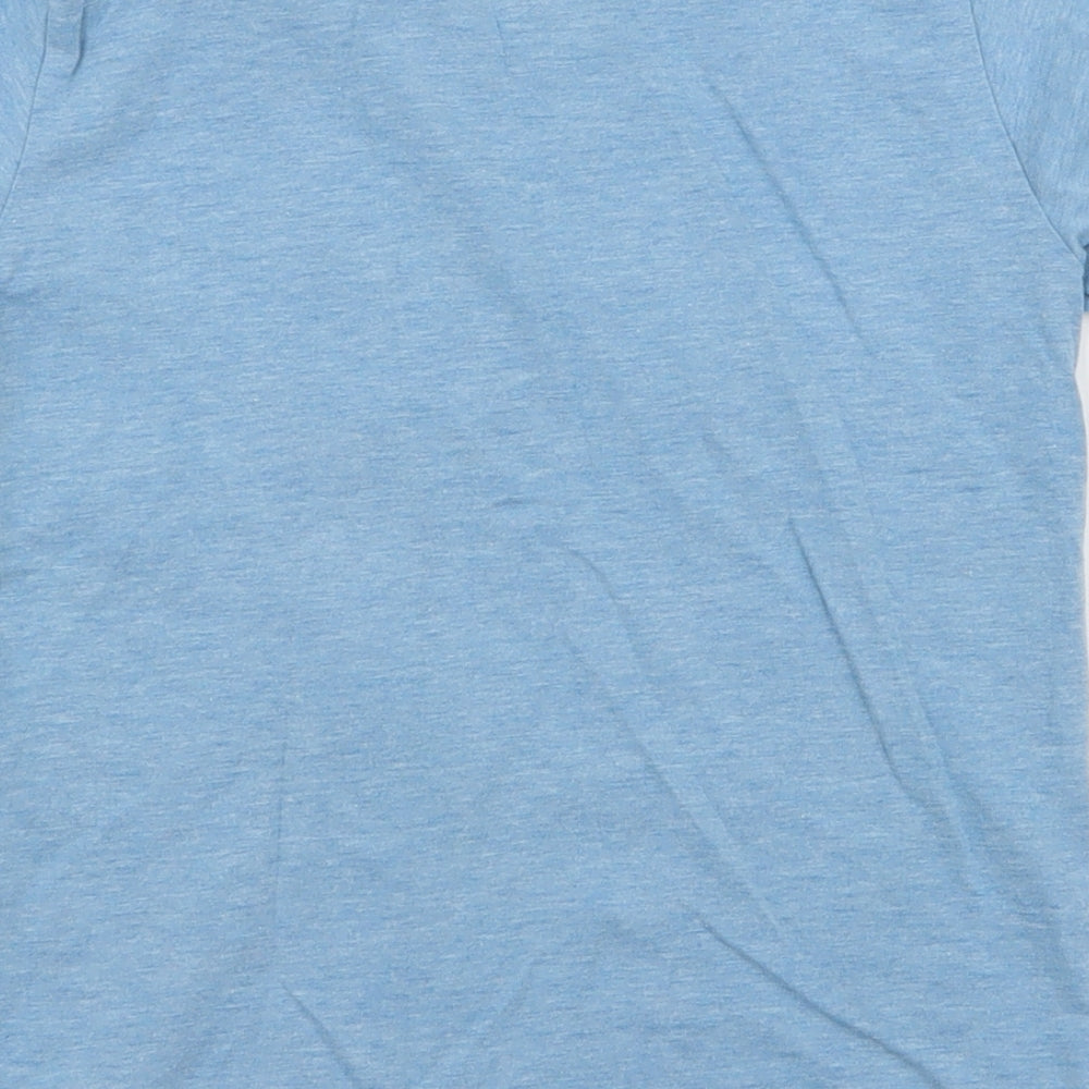 NEXT Boys Blue  Cotton Jersey T-Shirt Size 3-4 Years Round Neck Pullover - Lion