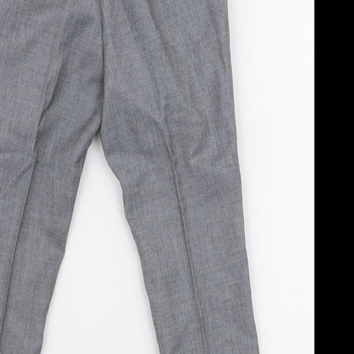 NEXT Boys Grey  Polyester Dress Pants Trousers Size 3 Years  Regular Zip