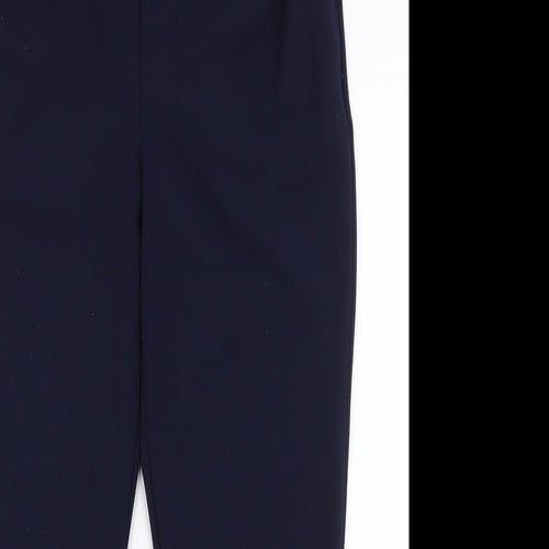 Afibel Womens Blue  Polyester Trousers  Size 14 L25 in Regular