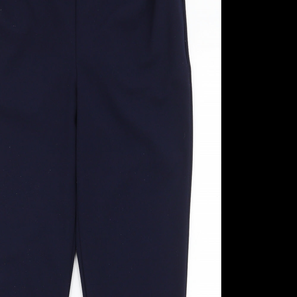 Afibel Womens Blue  Polyester Trousers  Size 14 L25 in Regular