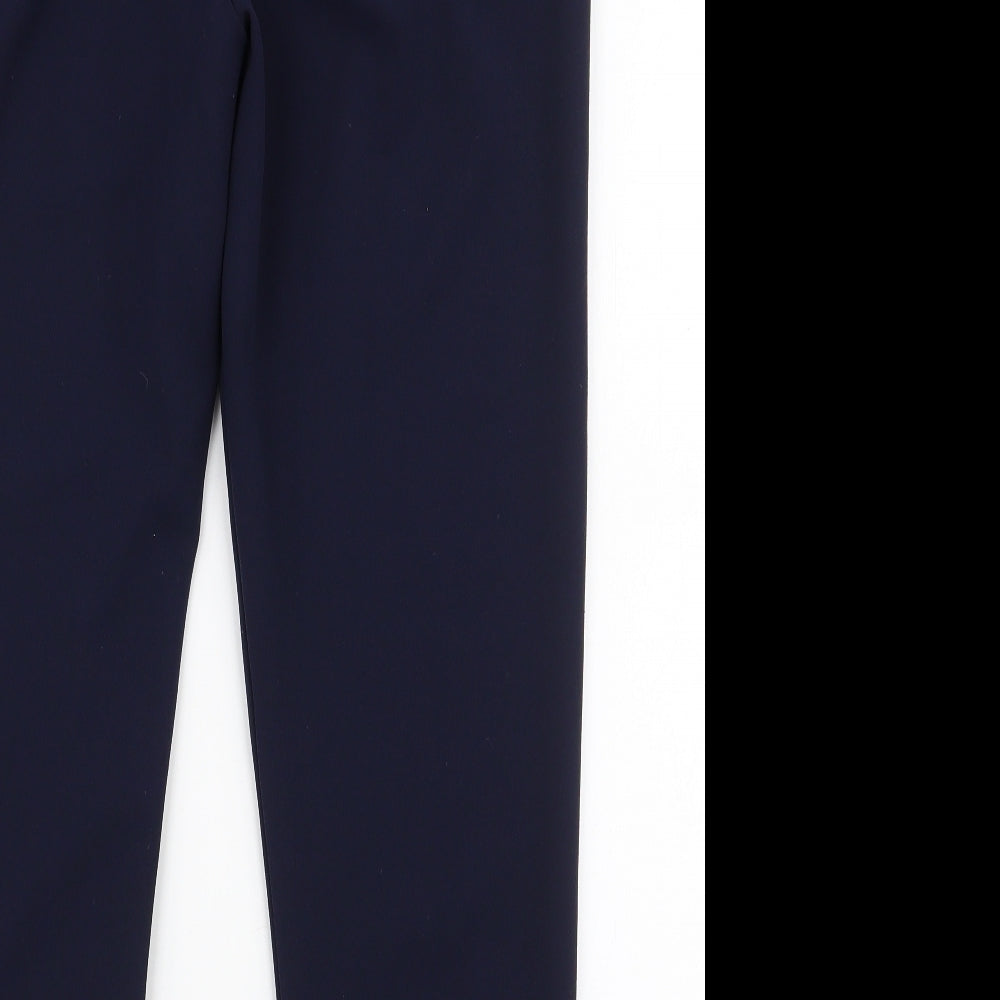 Afibel Womens Blue  Polyester Trousers  Size 14 L25 in Regular