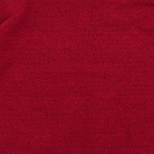Primark Womens Red High Neck  Polyester Pullover Jumper Size 2XS