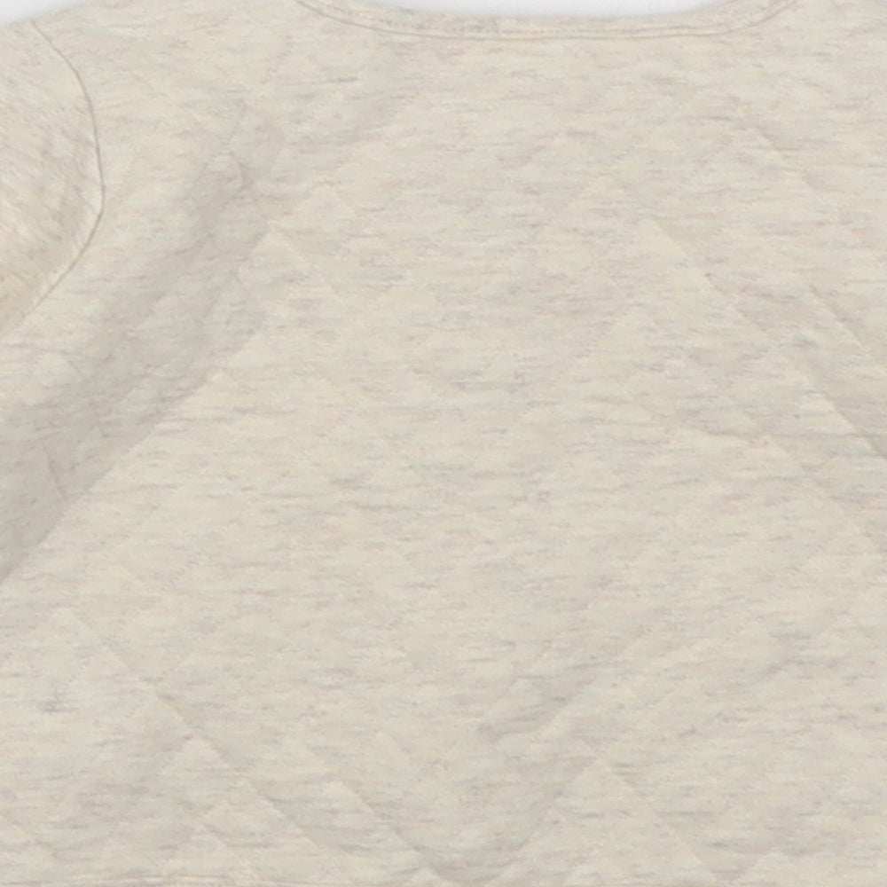 George Girls Ivory  Cotton Cardigan Jumper Size 6-9 Months  Button