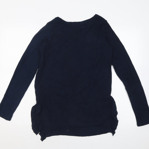NEXT Womens Blue Crew Neck  Polyacrylate Fibre Pullover Jumper Size 8