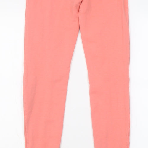 Lustre Womens Pink  Cotton Trousers  Size 8 L30 in Regular Button