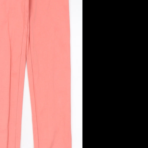 Lustre Womens Pink  Cotton Trousers  Size 8 L30 in Regular Button