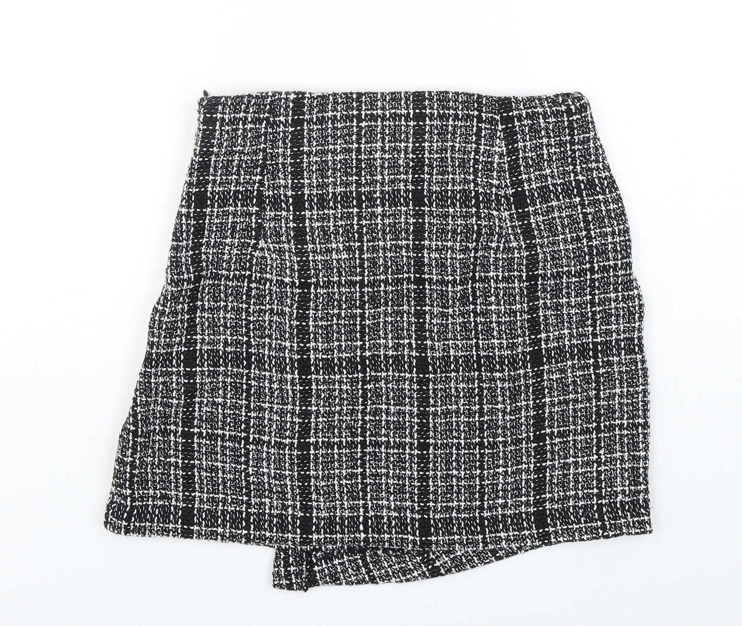 Shein  Womens Multicoloured Check Polyester Mini Skirt Size 10