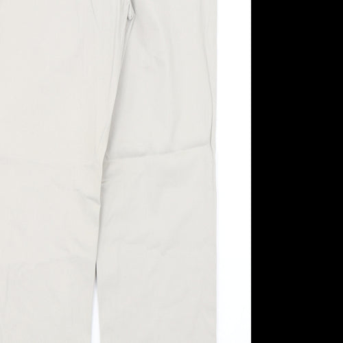 Nautica Womens Beige  Cotton Chino Trousers Size 32 L30 in Regular Button