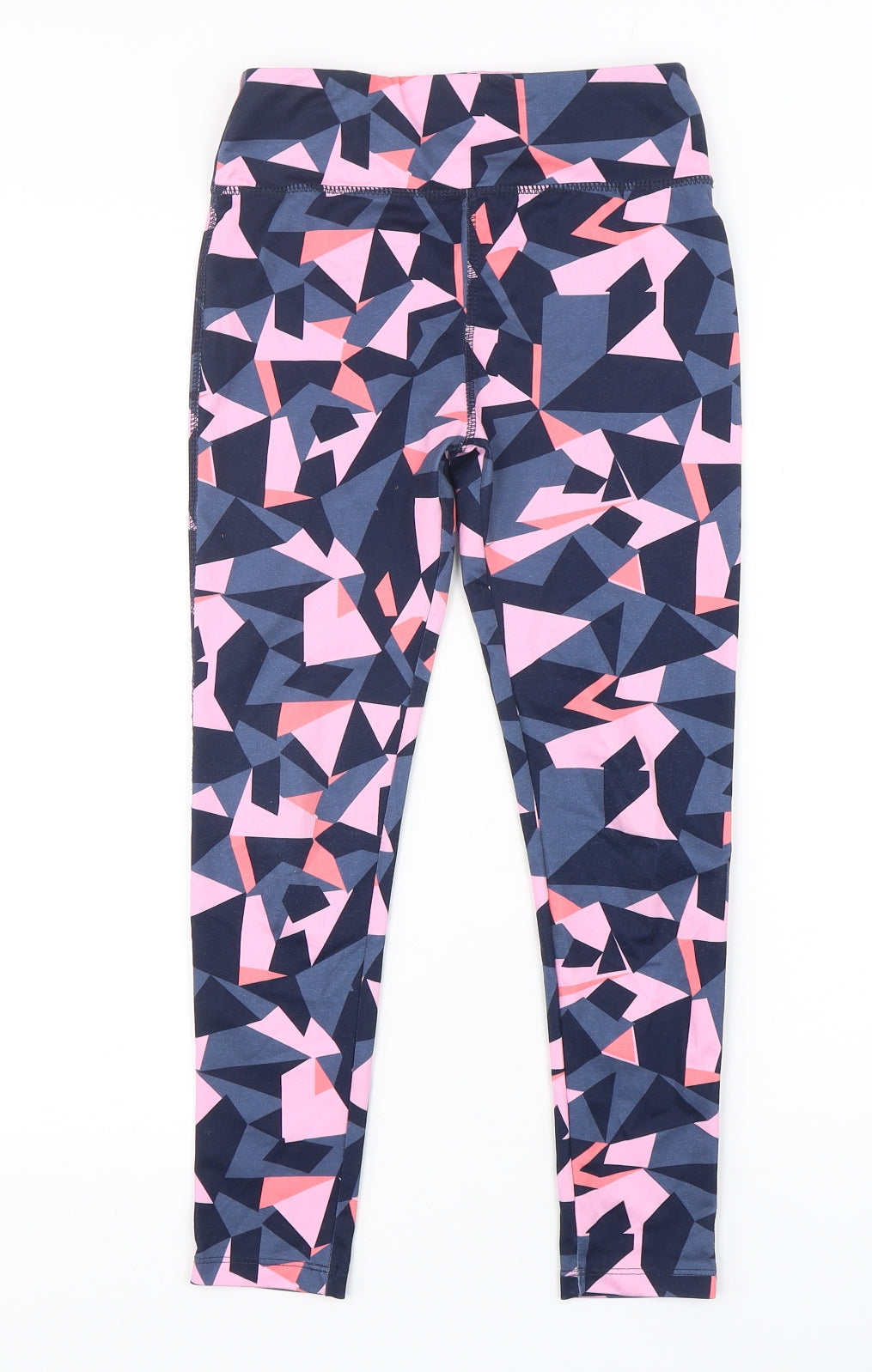 Dunnes Stores Girls Multicoloured Geometric Polyester Jogger Trousers Size 9-10 Years  Regular  - leggings