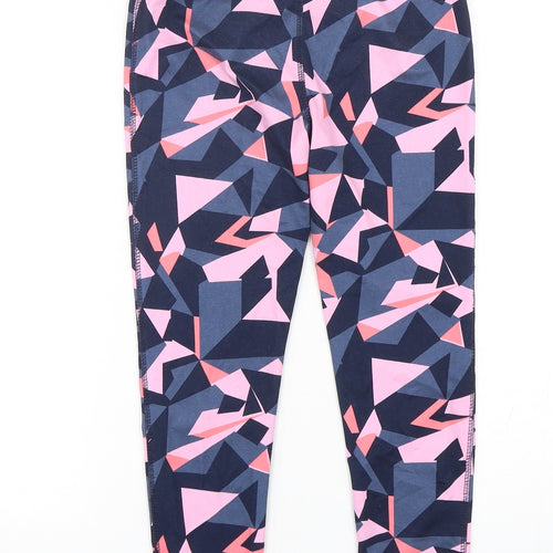 Dunnes Stores Girls Multicoloured Geometric Polyester Jogger Trousers Size 9-10 Years  Regular  - leggings