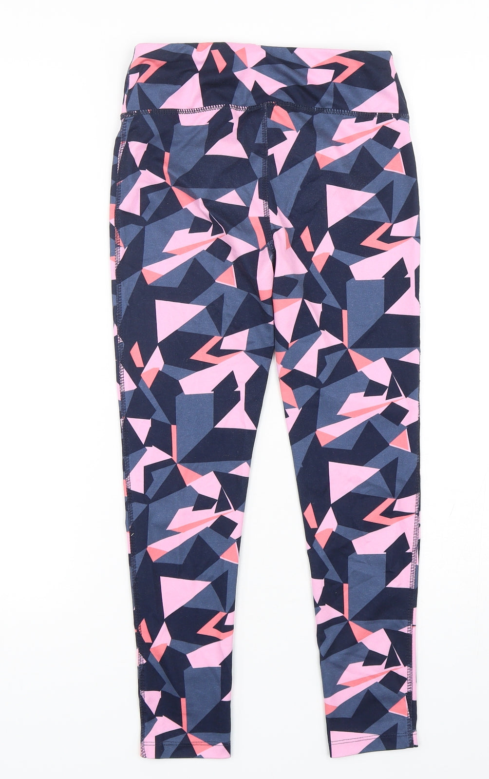 Dunnes Stores Girls Multicoloured Geometric Polyester Jogger Trousers Size 9-10 Years  Regular  - leggings