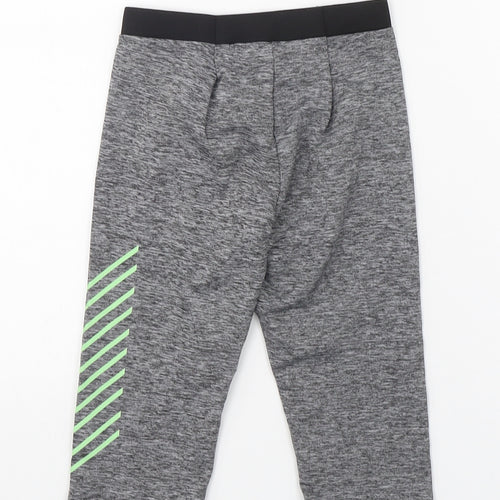 Dunnes Stores Girls Grey  Polyester Jogger Trousers Size 5-6 Years  Regular  - Leggings