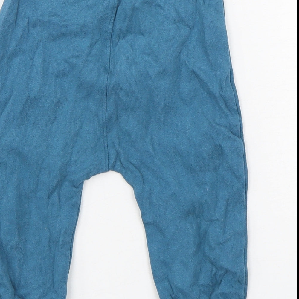 George Boys Green  Cotton Sweatpants Trousers Size 9-12 Months  Drawstring