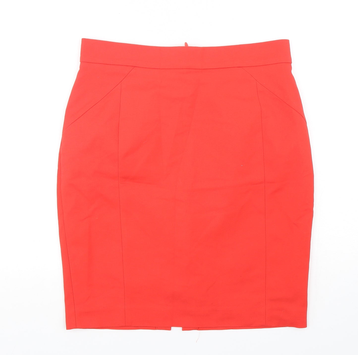 H&M Womens Red  Cotton Mini Skirt Size 12