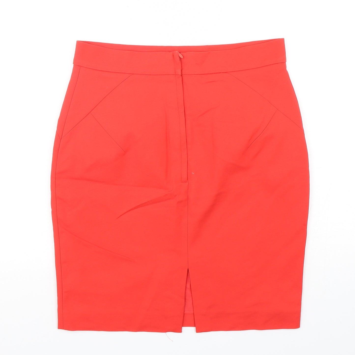 H&M Womens Red  Cotton Mini Skirt Size 12