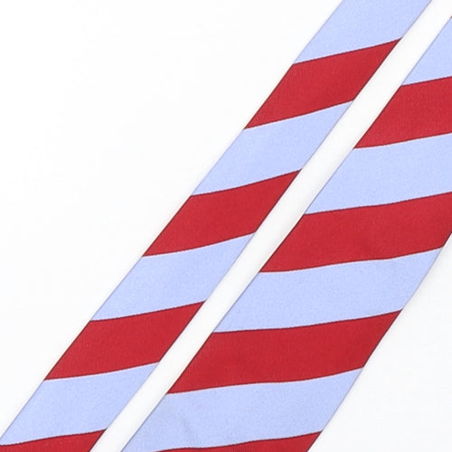 T.M.Lewin  Mens Multicoloured Striped Silk Pointed Tie One Size