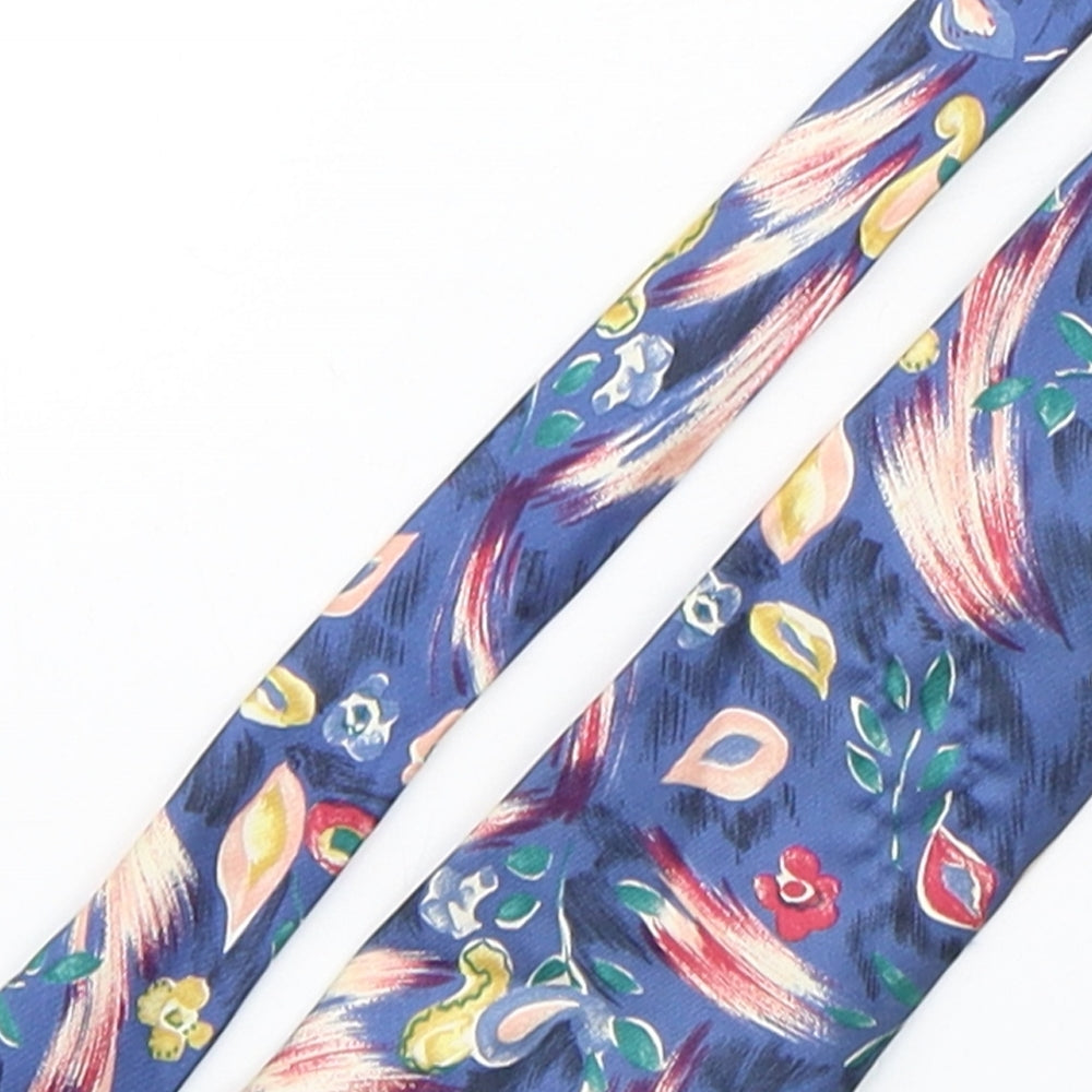 Marks and Spencer Mens Multicoloured Floral Silk Pointed Tie One Size